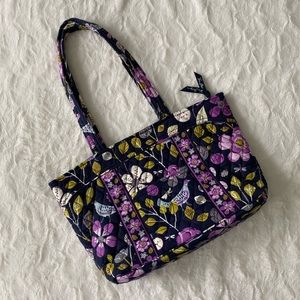 New Vera Bradley Tote - Floral Nightingale - New